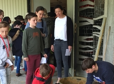 Schepen van onderwijs Kelly Detavernier bezoekt het Beroependorp 2019