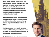 De voorkant van de brief