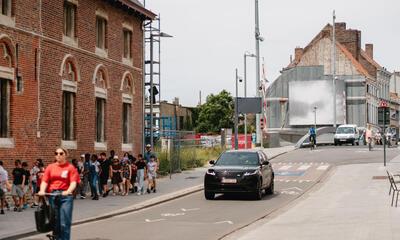fietszone Leiestraat
